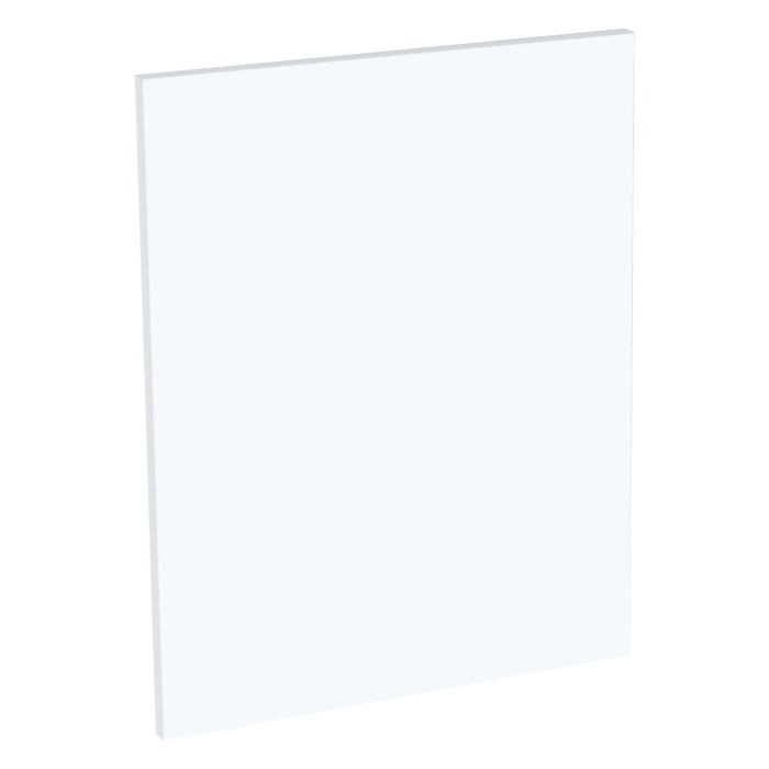 Kit façade meuble cuisine Blanc Mat 1 porte H. 57,3 cm L. 59,7 cm