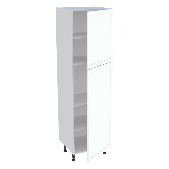 Colonne cuisine 2 portes H. 216,6 cm x L. 60 cm - C2P602 - Blanc cadre