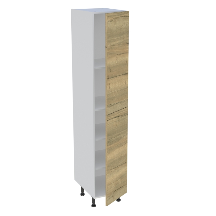 Colonne cuisine 2 portes H. 216,6 cm x L. 40 cm - C2P401 - Chêne structuré