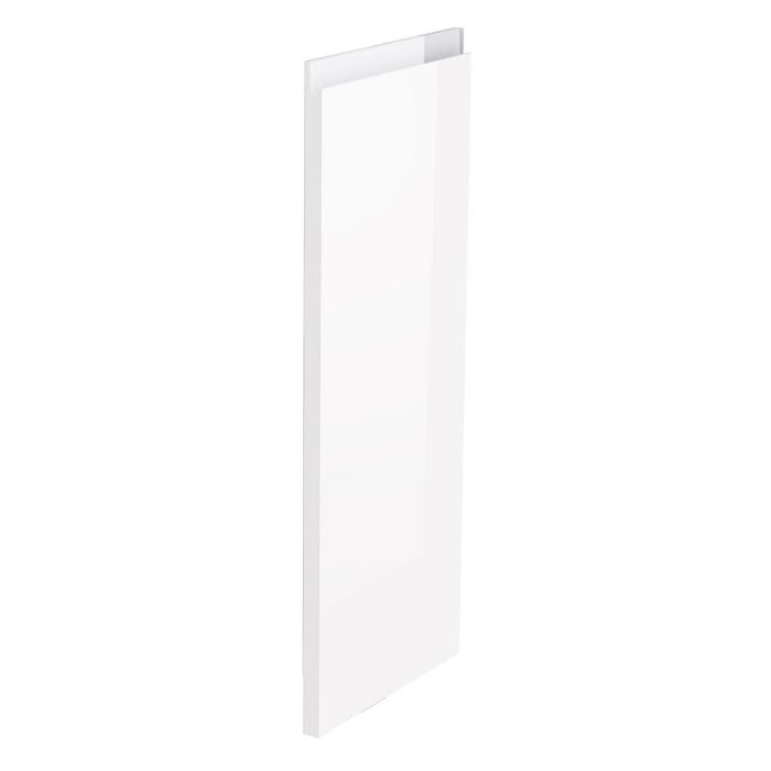 Kit façade meuble cuisine Blanc Brillant Sans Poignée 1 porte H. 71,7 cm L. 29,7 cm