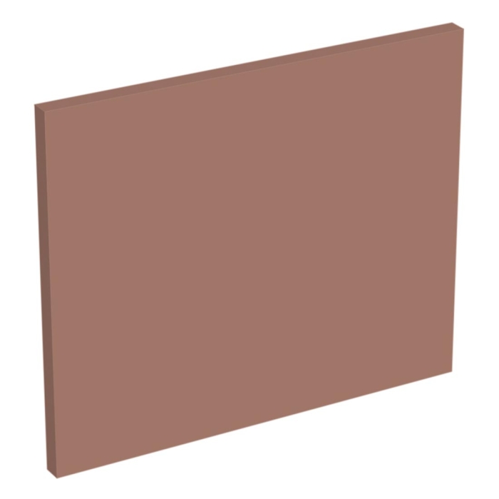 Coté de remplacement meuble haut cuisine faible hauteur TERRACOTTA MAT - H. 28.8 cm