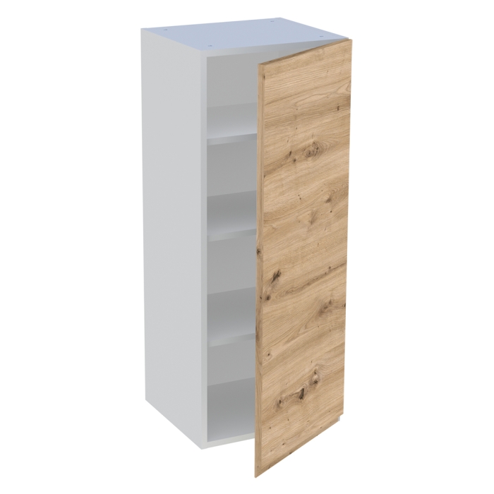 Meuble haut cuisine 1 porte H. 100,8 cm x L. 40 cm - Chêne naturel sans poignée