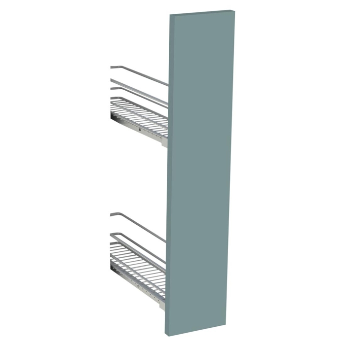 Kit façade meuble cuisine Vert Opale Mat 1 porte H. 71,7 cm L. 14,7 cm