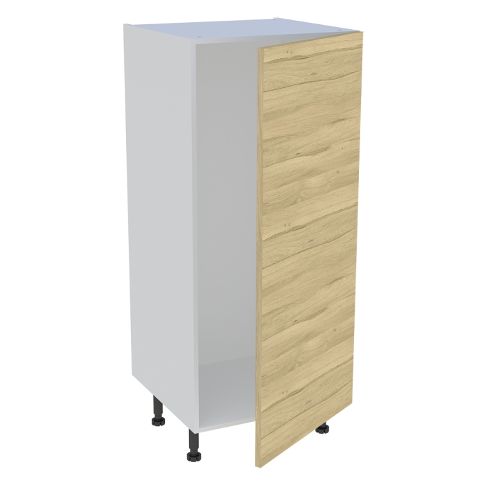 Demi colonne cuisine 1 porte H. 129,6 cm x L. 60 cm - Chêne clair