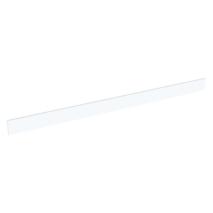 Plinthe ou fileur meuble cuisine L. 240 cm - Blanc mat