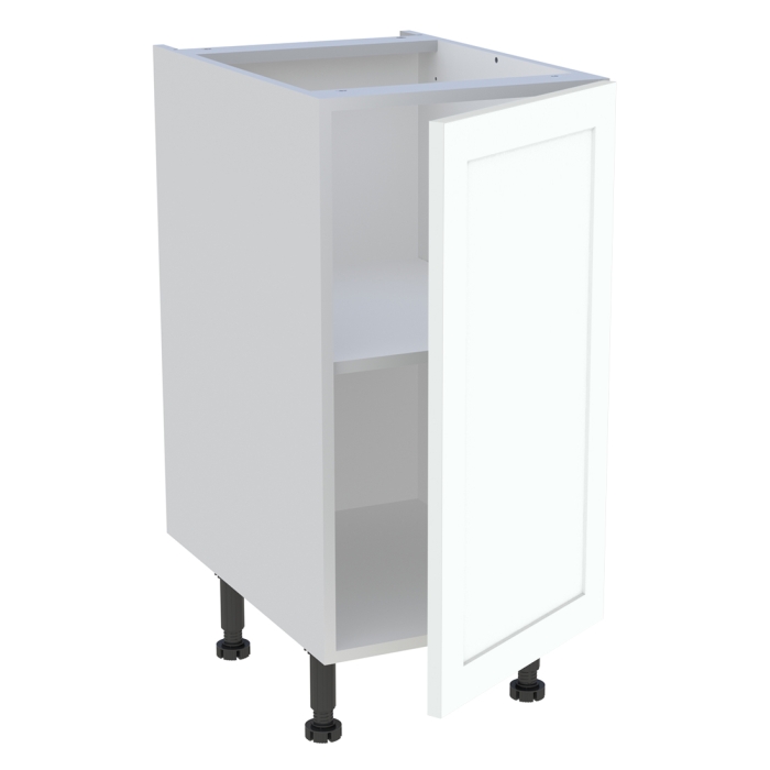 Meuble bas cuisine 1 porte H. 87 cm x L. 40 cm - Blanc cadre