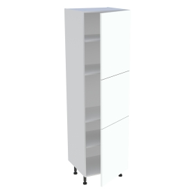 Colonne cuisine 3 portes H.216,6 cm x L. 60 cm - Blanc chaud mat