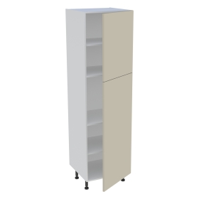 Colonne cuisine 2 portes H. 216,6 cm x L. 60 cm - C2P602 - Beige mat