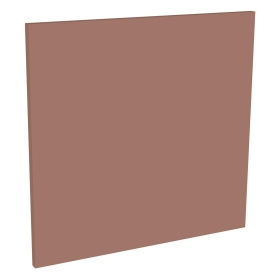 Kit façade 1 porte lave-vaisselle semi-intégrable Terracotta Mat 1 porte H. 57,3 cm L. 59,7 cm