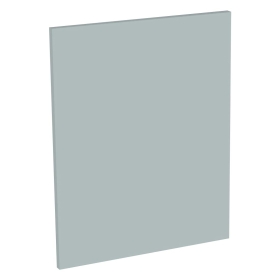 Kit façade meuble cuisine Gris Cendre Brillant 1 porte H. 57,3 cm L. 59,7 cm