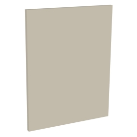 Kit façade 1 porte lave-vaisselle semi-intégrable Beige Mat 1 porte H. 57,3 cm L. 44,7 cm