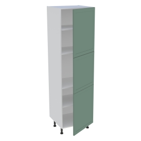 Colonne cuisine 3 portes H.216,6 cm x L. 60 cm - Vert sauge cadre