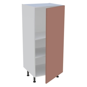 Demi colonne cuisine 1 porte H.129,6 cm x L. 60 cm - Terracotta mat