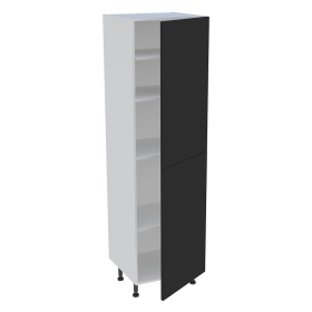 Colonne cuisine 2 portes H.216,6 cm x L. 60 cm - C2P601 - Noir mat