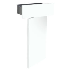 Kit façade meuble cuisine Blanc Chaud Mat 1 porte, 1 tiroir H. 71,7 cm L. 39,7 cm