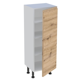 Meuble bas cuisine 1 porte H.115,8 cm x L. 40 cm x P. 36,9 cm - Chêne naturel sans poignée