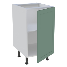 Meuble bas cuisine 1 porte H.87 cm x L. 45 cm - Vert sauge cadre