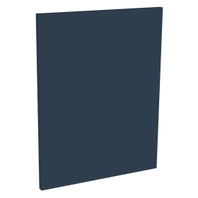 Kit façade 1 porte lave-vaisselle semi-intégrable Bleu Nuit Mat 1 porte H. 57,3 cm L. 44,7 cm