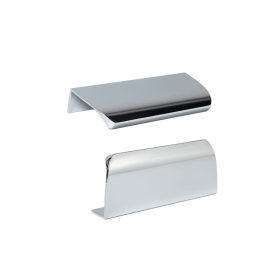 Poignée n°10 - L. 9,6 cm - Finition Argent brillant