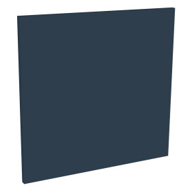 Kit façade 1 porte lave-vaisselle semi-intégrable Bleu Nuit Mat 1 porte H. 57,3 cm L. 59,7 cm