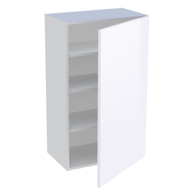 Meuble haut cuisine 1 porte H.100,8 cm x L. 60 cm - Blanc brillant