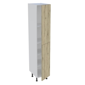Colonne cuisine 2 portes H.216,6 cm x L. 40 cm - C2P401 - Chêne doré
