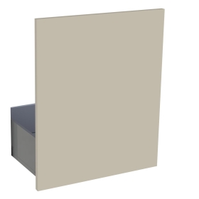 Kit façade porte pour coulissant ou lave vaisselle Beige Mat H. 71,7 cm L. 59,7 cm