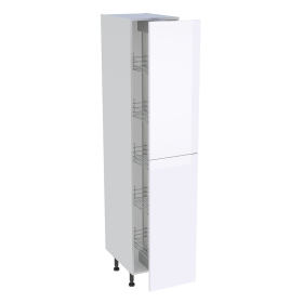 Colonne cuisine 2 portes H.216,6 cm x L. 40 cm - C2P401EX - Blanc brillant