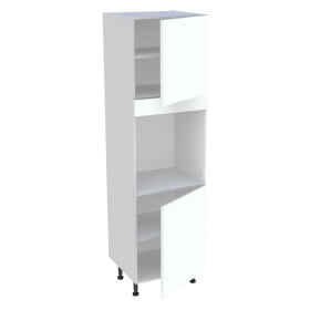 Colonne cuisine 2 portes H.216,6 cm x L. 60 cm - CF2P - Blanc chaud mat