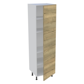 Colonne cuisine 2 portes H.216,6 cm x L. 60 cm - C2P602 - Chêne structuré