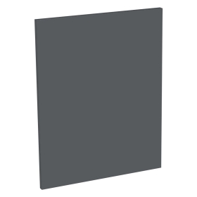 Kit façade meuble cuisine Gris Ardoise Mat 1 porte H. 57,3 cm L. 59,7 cm