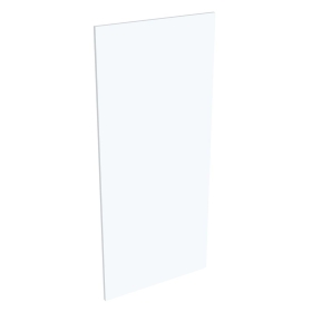 Coté de remplacement demi-colonne cuisine BLANC MAT - H. 129.6 cm