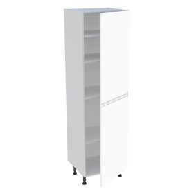 Colonne cuisine 2 portes H.216,6 cm x L. 60 cm - C2P601 - Blanc mat sans poignée