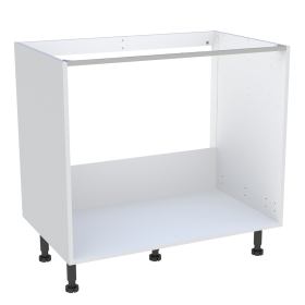 Caisson Meuble bas cuisson cuisine Blanc H. 87 cm x L. 90 cm x P.57,1 cm