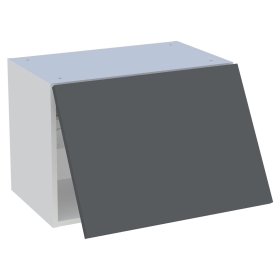 Meuble haut cuisine 1 porte relevante H.43,2 cm x L. 60 cm - Gris ardoise mat