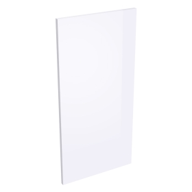 Coté de remplacement meuble haut cuisine BLANC BRILLANT - H. 72 cm
