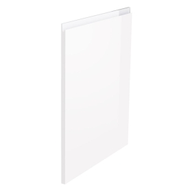 Kit façade meuble cuisine Blanc Brillant Sans Poignée 1 porte H. 71,7 cm L. 59,7 cm