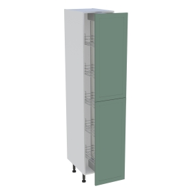 Colonne cuisine 2 portes H.216,6 cm x L. 40 cm - C2P401EX - Vert sauge cadre