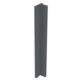 Kit fileur d'angle droit meuble cuisine GRIS ARDOISE MAT - H. 71.7 cm