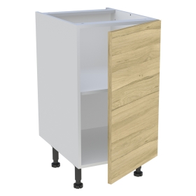 Meuble bas cuisine 1 porte H.87 cm x L. 45 cm - Chêne clair