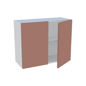 Meuble haut cuisine 2 portes H.72 cm x L. 90 cm - Terracotta mat