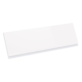 Kit façade meuble cuisine Blanc Brillant Sans Poignée 1 porte H. 28,5 cm x L. 89,7 cm
