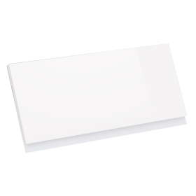Kit façade meuble cuisine Blanc Brillant Sans Poignée 1 porte H. 28,5 cm L. 59,7 cm
