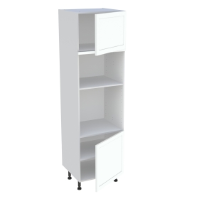Colonne cuisine 2 portes H.216,6 cm x L. 60 cm - CFMO2P - Blanc cadre