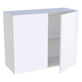 Meuble haut cuisine 2 portes H.72 cm x L. 90 cm - Blanc brillant