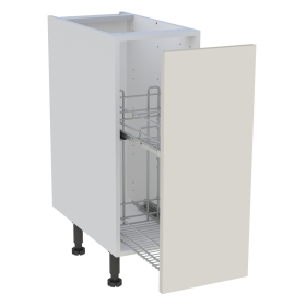 Meuble bas cuisine 1 coffre H.87 cm x L. 30 cm - Lin mat