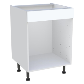 Meuble bas cuisine  H.87 cm x L. 60 cm - Blanc mat