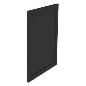 Kit façade meuble cuisine Noir Cadre 1 porte H. 71,7 cm L. 59,7 cm