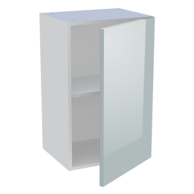 Meuble haut cuisine 1 porte H.72 cm x L. 45 cm - Gris cendre brillant