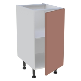 Meuble bas cuisine 1 porte H.87 cm x L. 40 cm - Terracotta mat